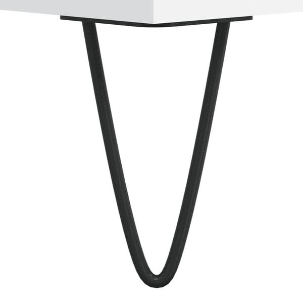 vidaXL Byrå vit 60x35x70 cm konstruerat trä