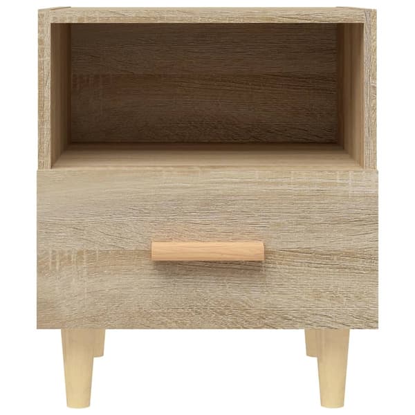 vidaXL Nattbord sonoma eik 40x35x47 cm