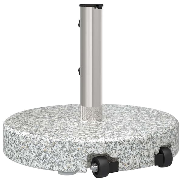 vidaXL Parasollfot Grå Ø 45 x 37,5 cm Granit