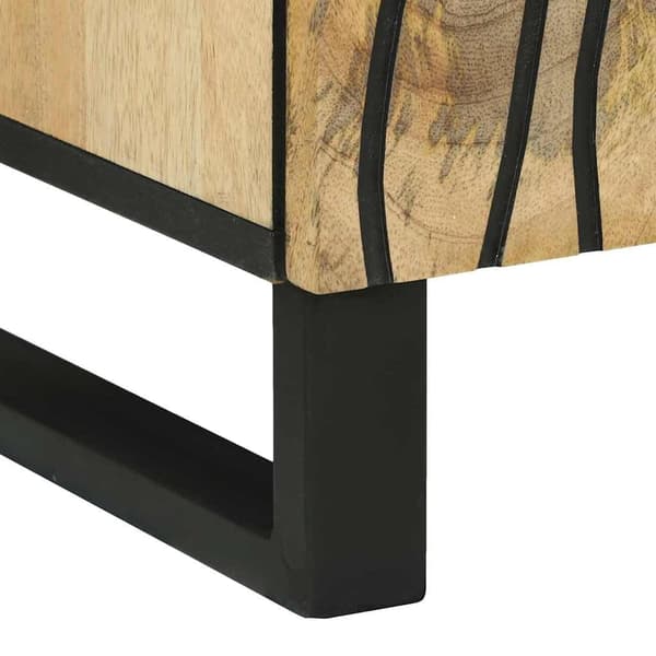 vidaXL Sidebord Brun 60 x 33 x 75 cm heltre mango