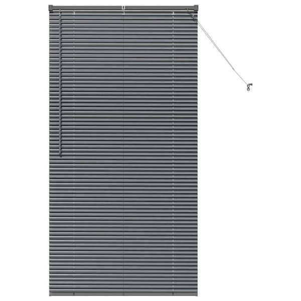 vidaXL Persienner Mörkgrå 175 x 90 cm Aluminium