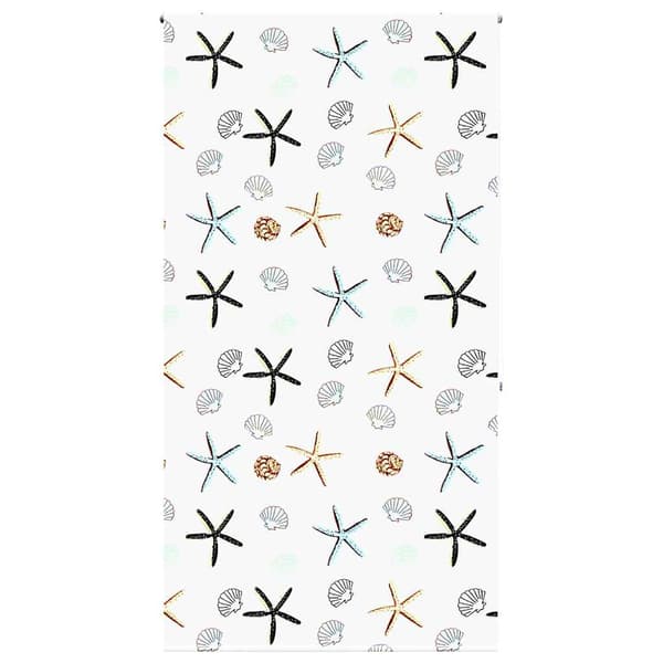 vidaXL Rullgardin för dusch 130x240 cm tyg bredd 126 cm