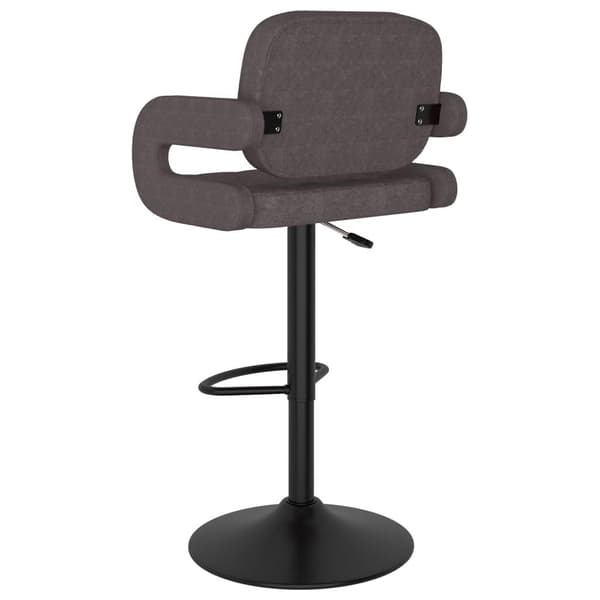 vidaXL Barstolar 2 st taupe tyg