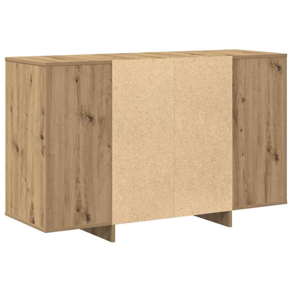 vidaXL Serviesskap artisan eik 120 x 41 x 75 cm Konstruert tre