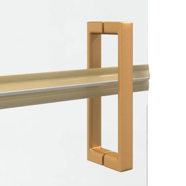 vidaXL Walk-In duschvägg Guld 90 x 6,5 x 190 cm