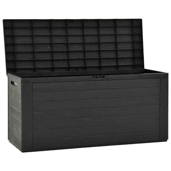 vidaXL Putekasse antrasitt 116x44x55 cm