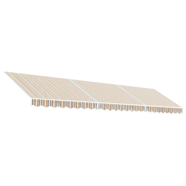 vidaXL Erstatningsduk for markise flerfarget 600x300 cm polyester