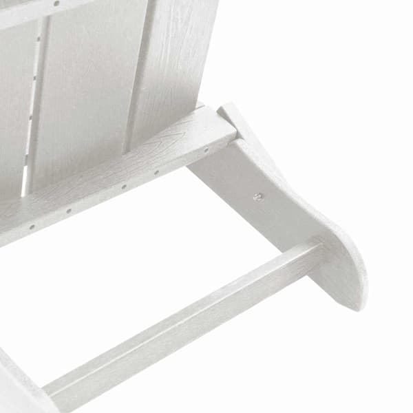 vidaXL Hage Stol 2 pcs Hvit 80.5 x 74.5 x 92 cm Polyethylen