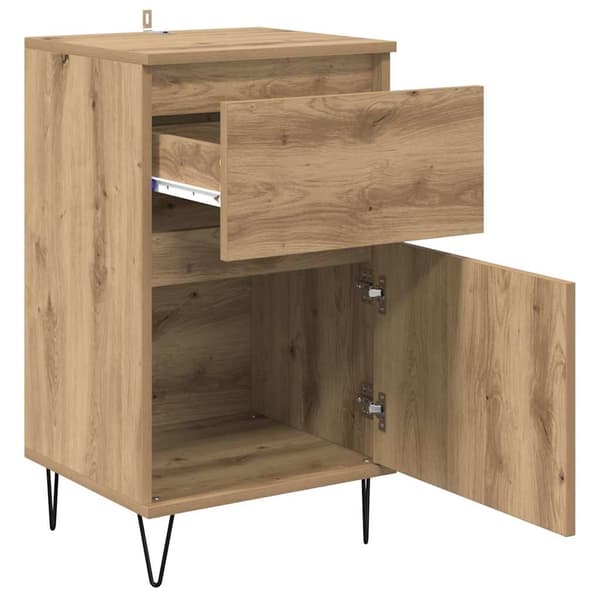 vidaXL Serviesskap artisan eik 35 x 40 x 70 cm Konstruert tre