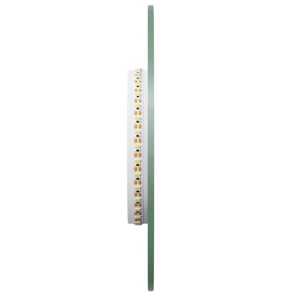 vidaXL LED-baderomsspeil 50x20 cm oval