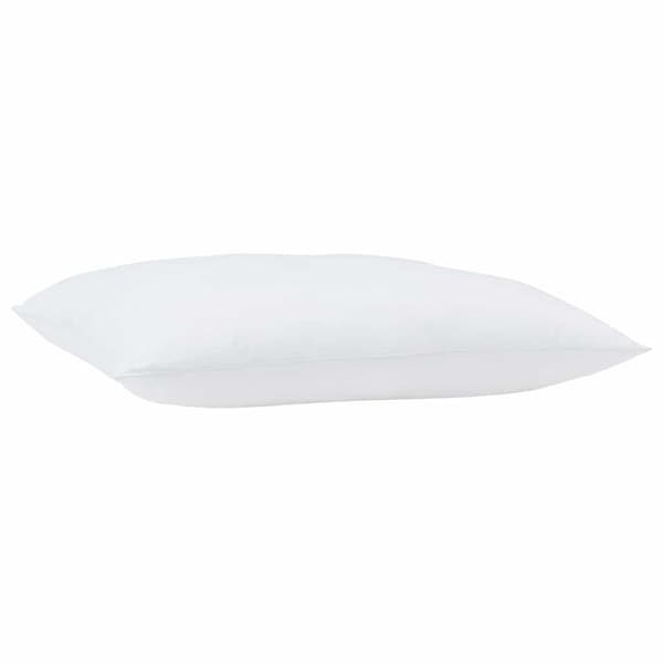 vidaXL Täckeset med kudde 2 pcs Vit Mikrofiber