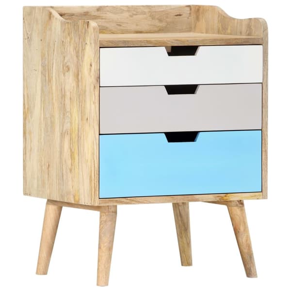 vidaXL Nattbord 47x35x63 cm heltre mango
