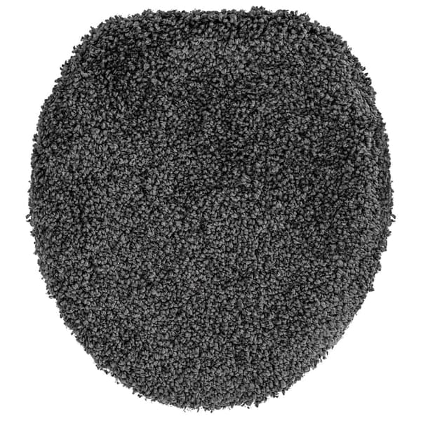 vidaXL Badmatta 3 pcs Mörkgrå 50 x 50 cm Polypropylen