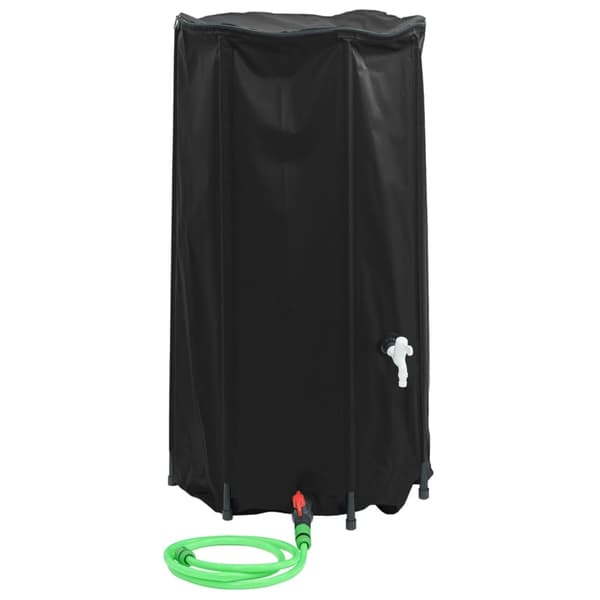vidaXL Vanntank med kran sammenleggbar 100 L PVC