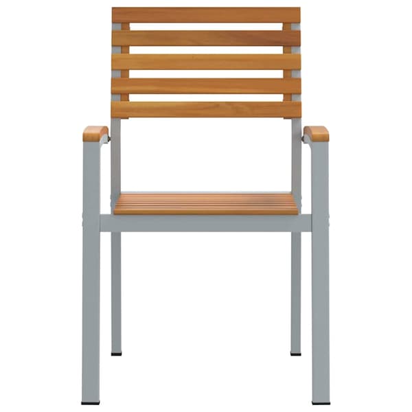 vidaXL Hage Stol 4 pcs Brun 56 x 57 x 87 cm Solid akasietre