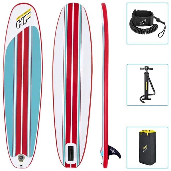 Bestway Hydro-Force Oppblåsbart padlebrett Compact Surf 8 243x57x7 cm