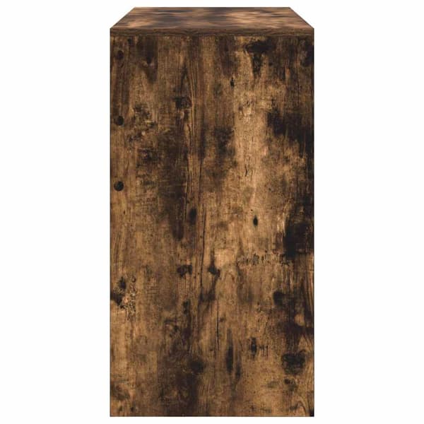 vidaXL Skrivebord Røkt eik 100 x 40 x 76 cm