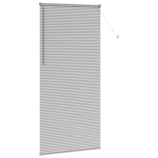 vidaXL Persienner Silver 220 x 100 cm Aluminium