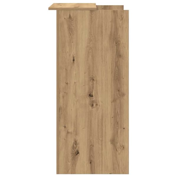 vidaXL Receptionsdisk artisan ek 55x50x103,5 cm konstruerat trä