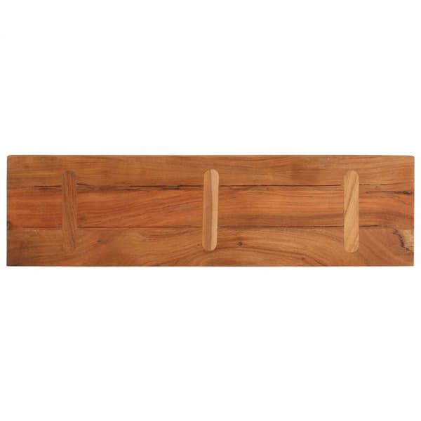 vidaXL Bordsskiva 120x30x3,8 cm rektangulär massiv akacia