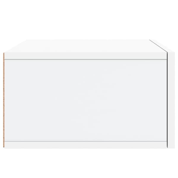 vidaXL Väggmonterade sängbord 2 st vit 35x35x20 cm