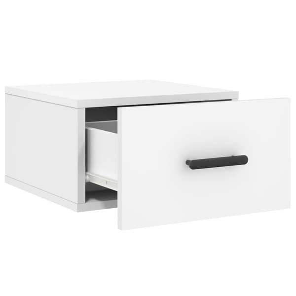 vidaXL Väggmonterade sängbord 2 st vit 35x35x20 cm