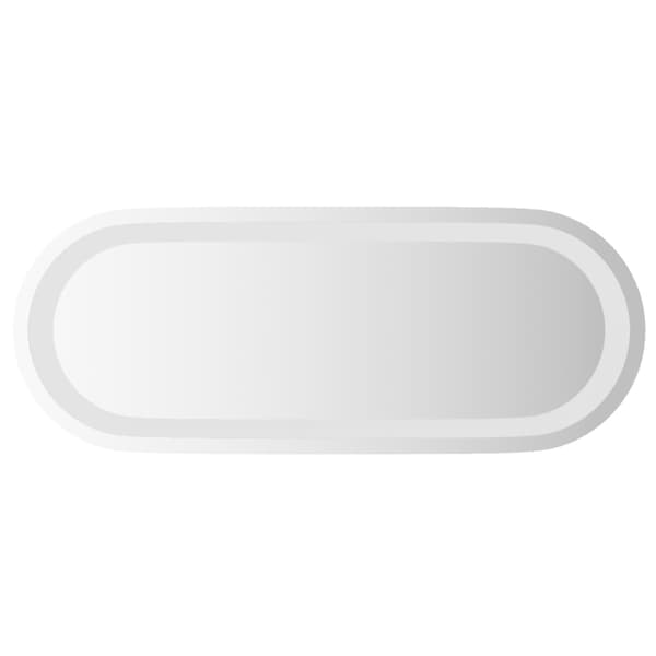 vidaXL LED-baderomsspeil 50x20 cm oval