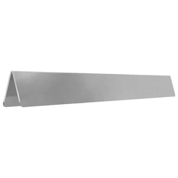 vidaXL Kant för gräsmatta 4 pcs Silver 450 x 0.05 x 15 cm