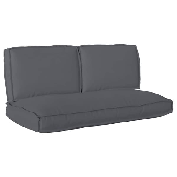 vidaXL Kuddsats 3 pcs Antracit Oxford Tyg