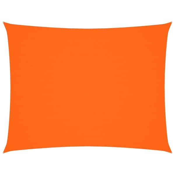 vidaXL Solseil oxfordstoff rektangulær 4x5 m oransje