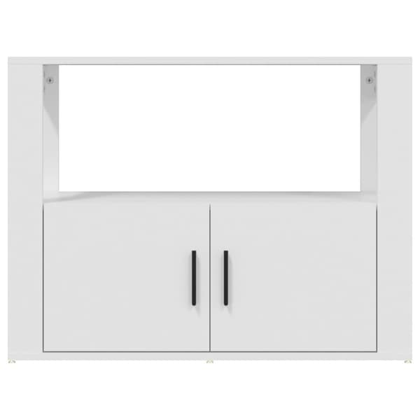 vidaXL Skåp vit 80x30x60 cm konstruerat trä