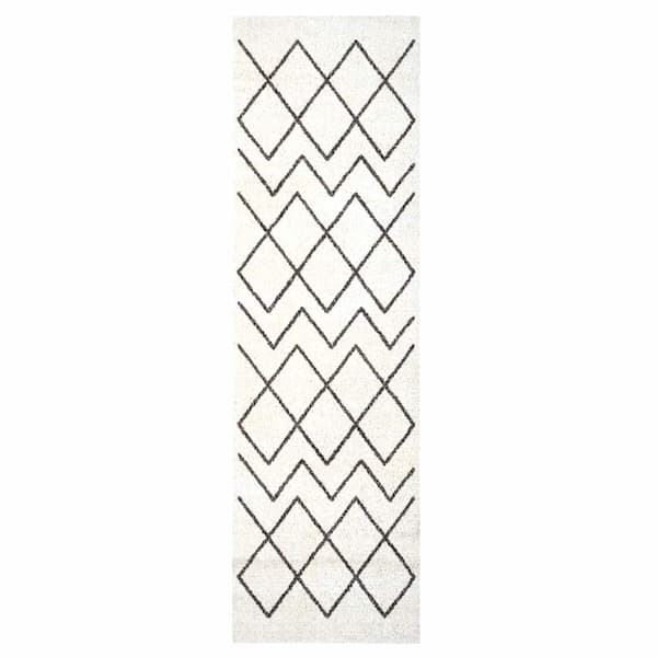 vidaXL Köksmatta Vit 150 x 45 cm Sammet