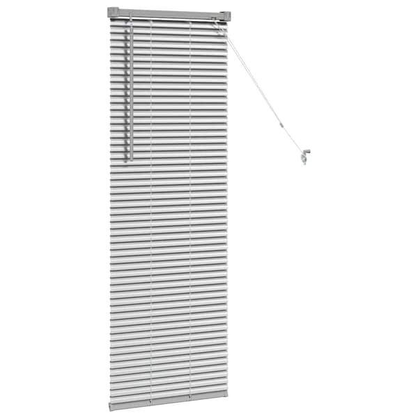 vidaXL Persienner Silver 130 x 45 cm Aluminium