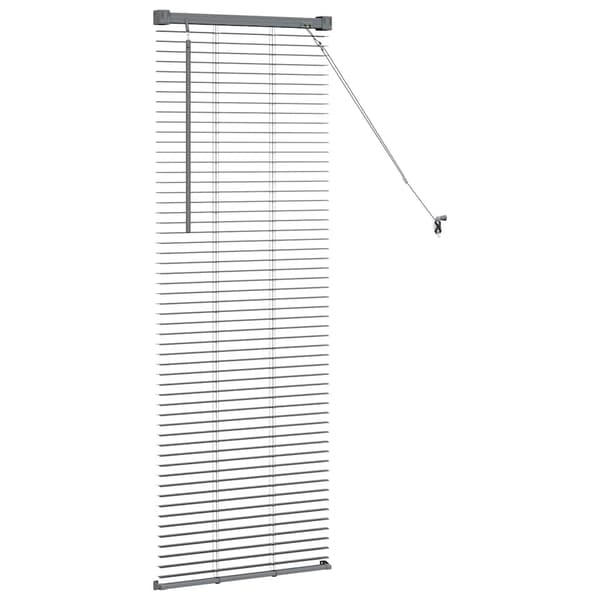 vidaXL Persienner Mörkgrå 130 x 45 cm Aluminium