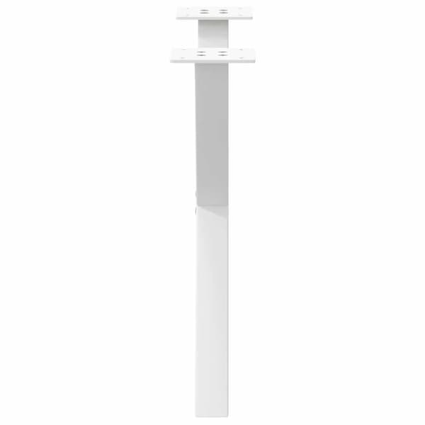 vidaXL Soffbordsben X-formade 2 st vit 50x(42-43) cm stål