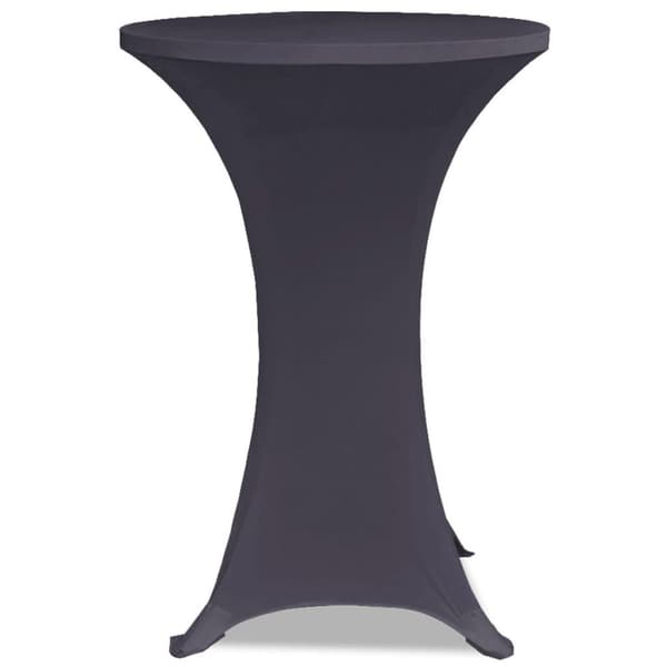vidaXL Elastisk Bordduk 2 stk 70 cm Antrasitt
