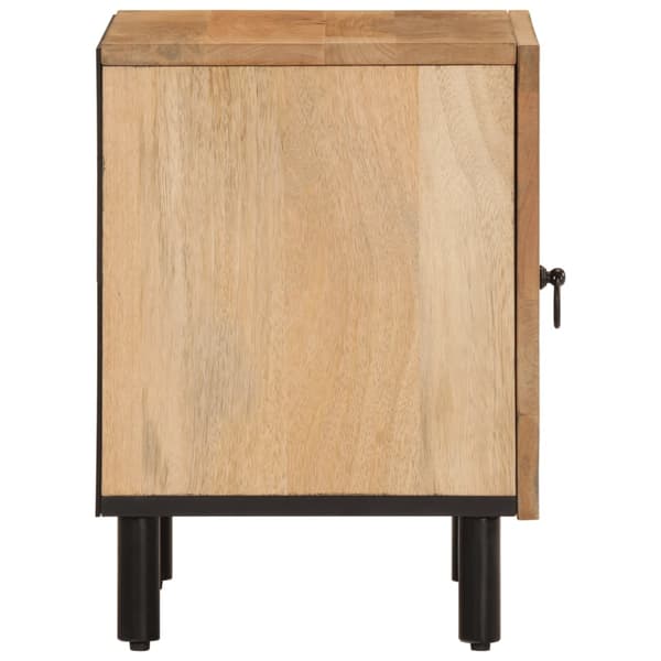 vidaXL Nattbord 40x33x46 cm heltre mango