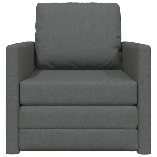 vidaXL Soffsäng 60cm Mörkgrå tyg