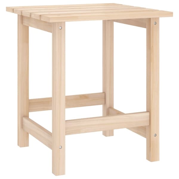 vidaXL Adirondack hagestol med bord heltre gran