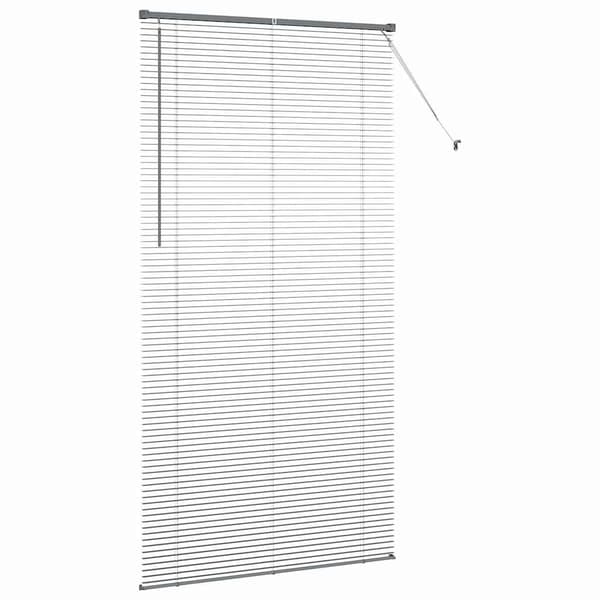 vidaXL Persienner Mörkgrå 220 x 120 cm Aluminium