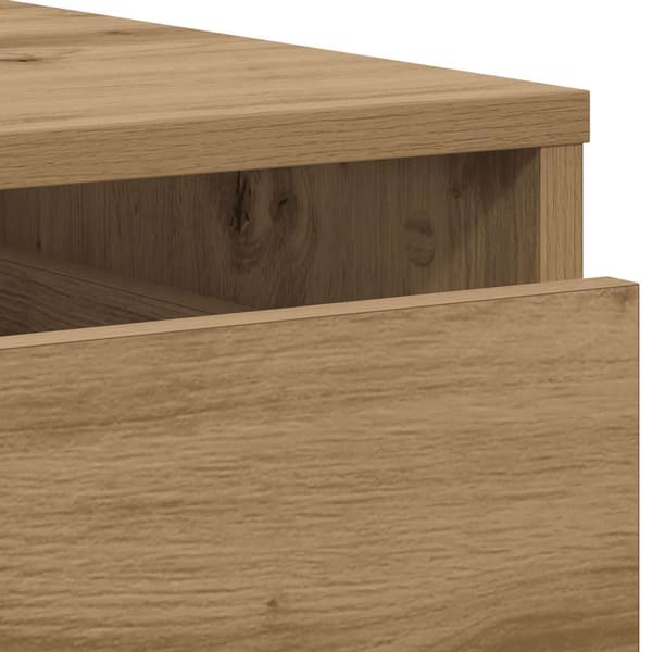 vidaXL Kommode artisan eik 40x41x58 cm konstruert tre