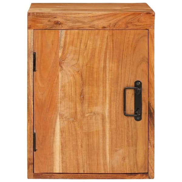 vidaXL Nattbord Brun 35 x 33 x 48 cm Solid akasietre