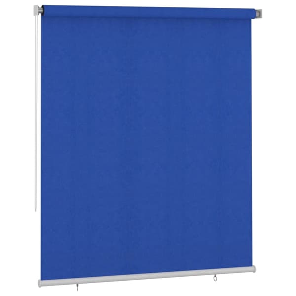 vidaXL Rullgardin utomhus 200x230 cm blå HDPE