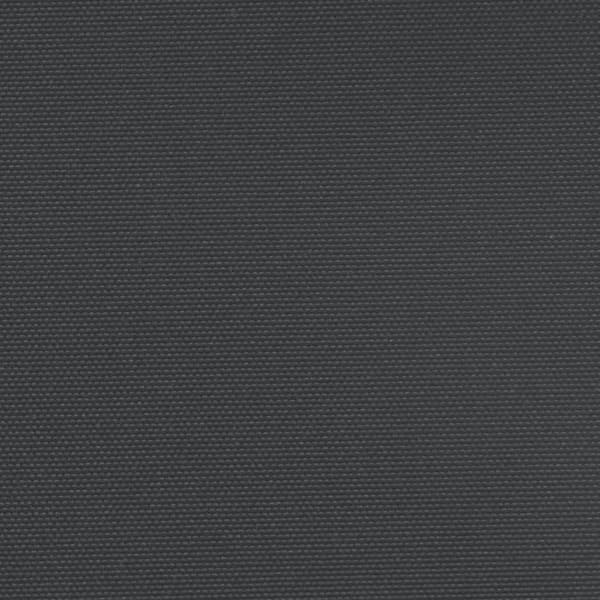 vidaXL Infällbar sidomarkis svart 140x1000 cm