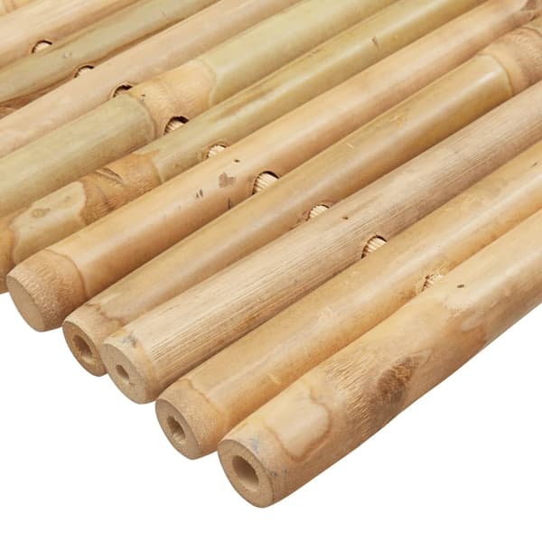 vidaXL Badematter 2 stk 50x35 cm bambus