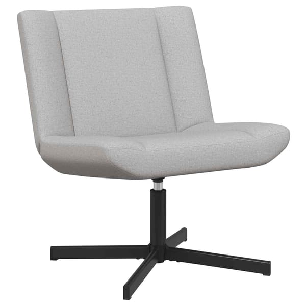vidaXL Skrivstol Moln Grå 63 x 75 x 76 cm tyg