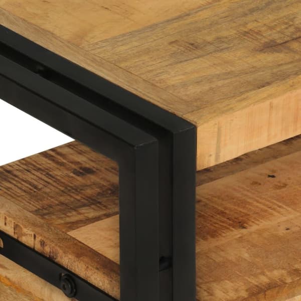 vidaXL TV-benk 120x30x40 cm heltre mango