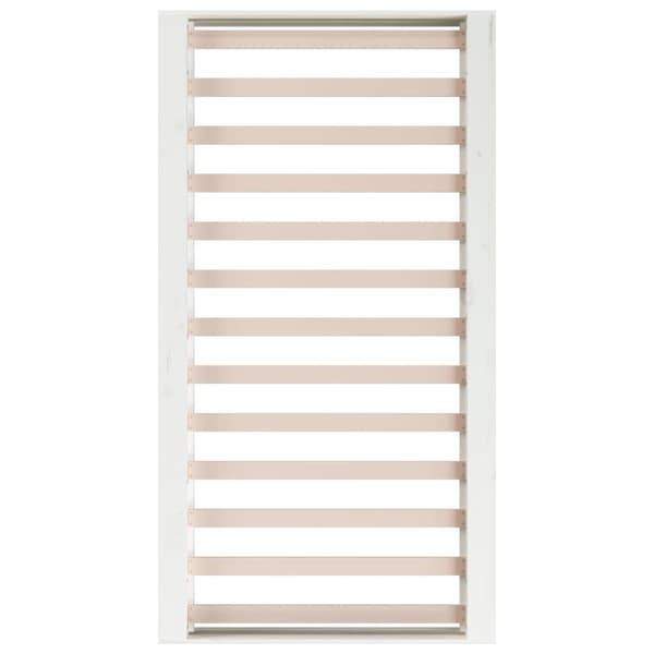 vidaXL Sengeramme hvit 140x190 cm heltre