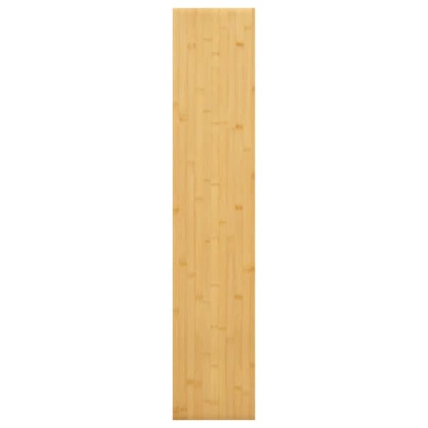 vidaXL Vägghylla 100x20x1,5 cm bambu