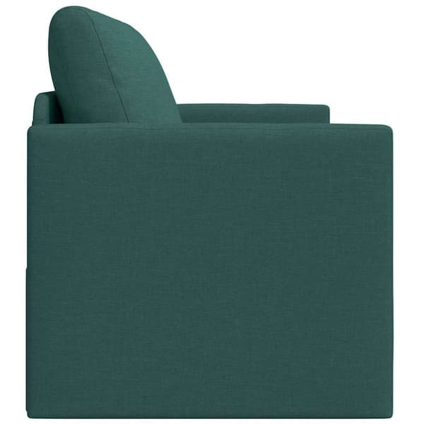vidaXL Soffsäng 110cm Mörkgrön tyg